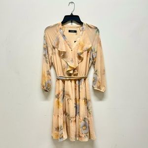 Lauren Ralph Lauren Georgette Ruffle Mini Dress